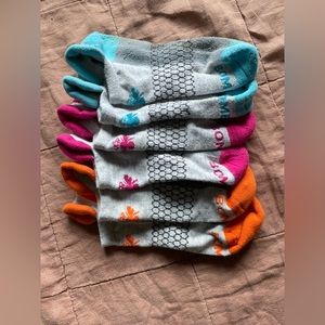 3 pairs bombas ankle socks
